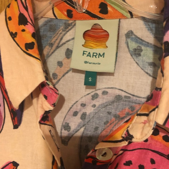 Farm Rio fun banana jumpsuit! So fun & bright! Size small - Picture 12 of 12